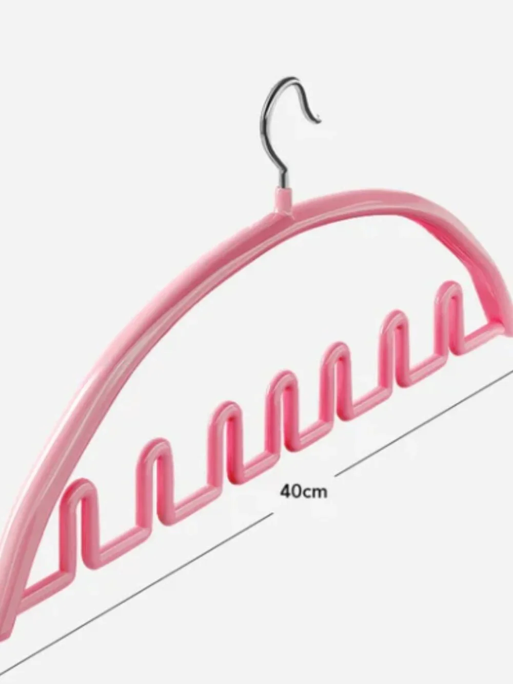 Multifunctional  Hanger Suitable for Scarves Ties Bras Lot of 2 Pink